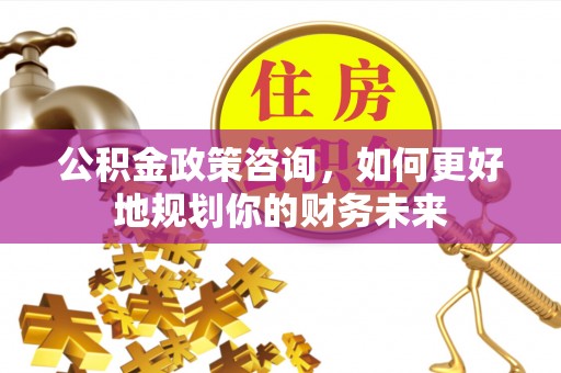 南投公积金政策咨询，如何更好地规划你的财务未来