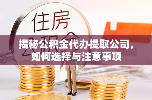 南投揭秘公积金代办提取公司，如何选择与注意事项