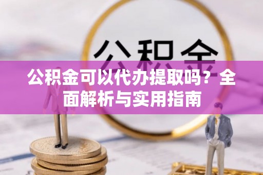 南投公积金可以代办提取吗？全面解析与实用指南
