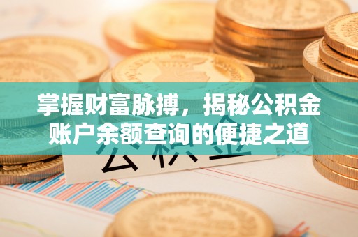 南投掌握财富脉搏，揭秘公积金账户余额查询的便捷之道
