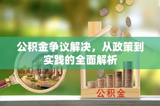 南投公积金争议解决，从政策到实践的全面解析