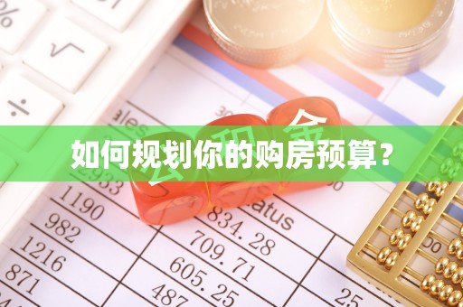 南投如何规划你的购房预算？