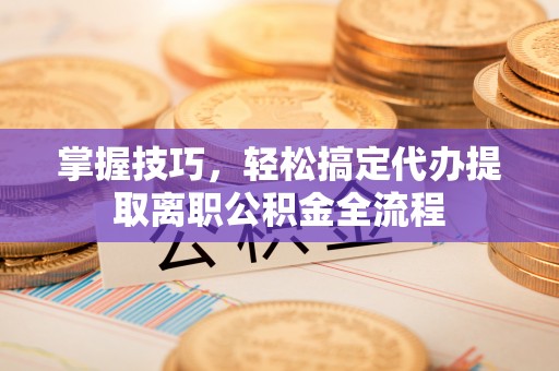南投掌握技巧，轻松搞定代办提取离职公积金全流程